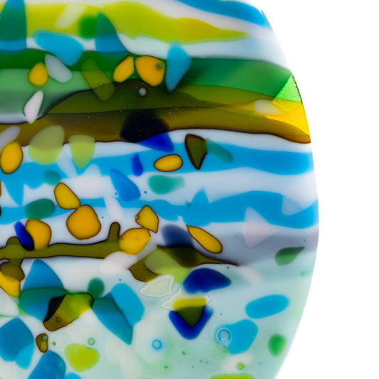 Large Bowl, Summer Sensation, Cool Blues and Greens