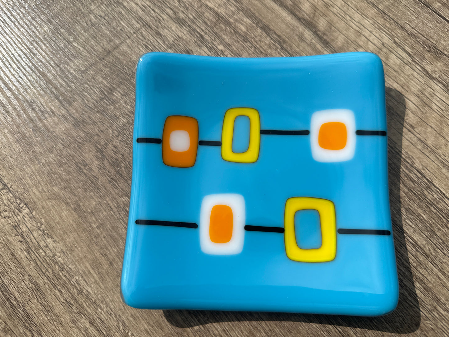 Small Plate, Tahquitz, Turquoise Blue