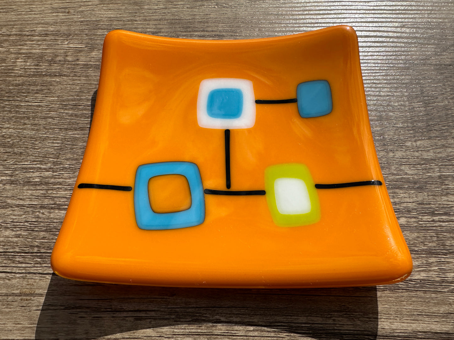 Small Plate, Tahquitz, Orange