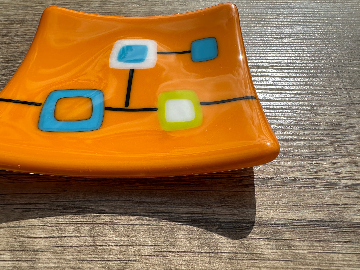 Small Plate, Tahquitz, Orange