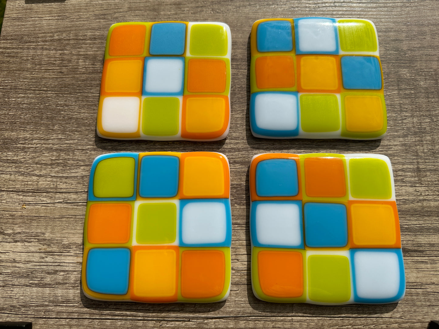 Coasters, Araby, Summer Time (Set of 4)