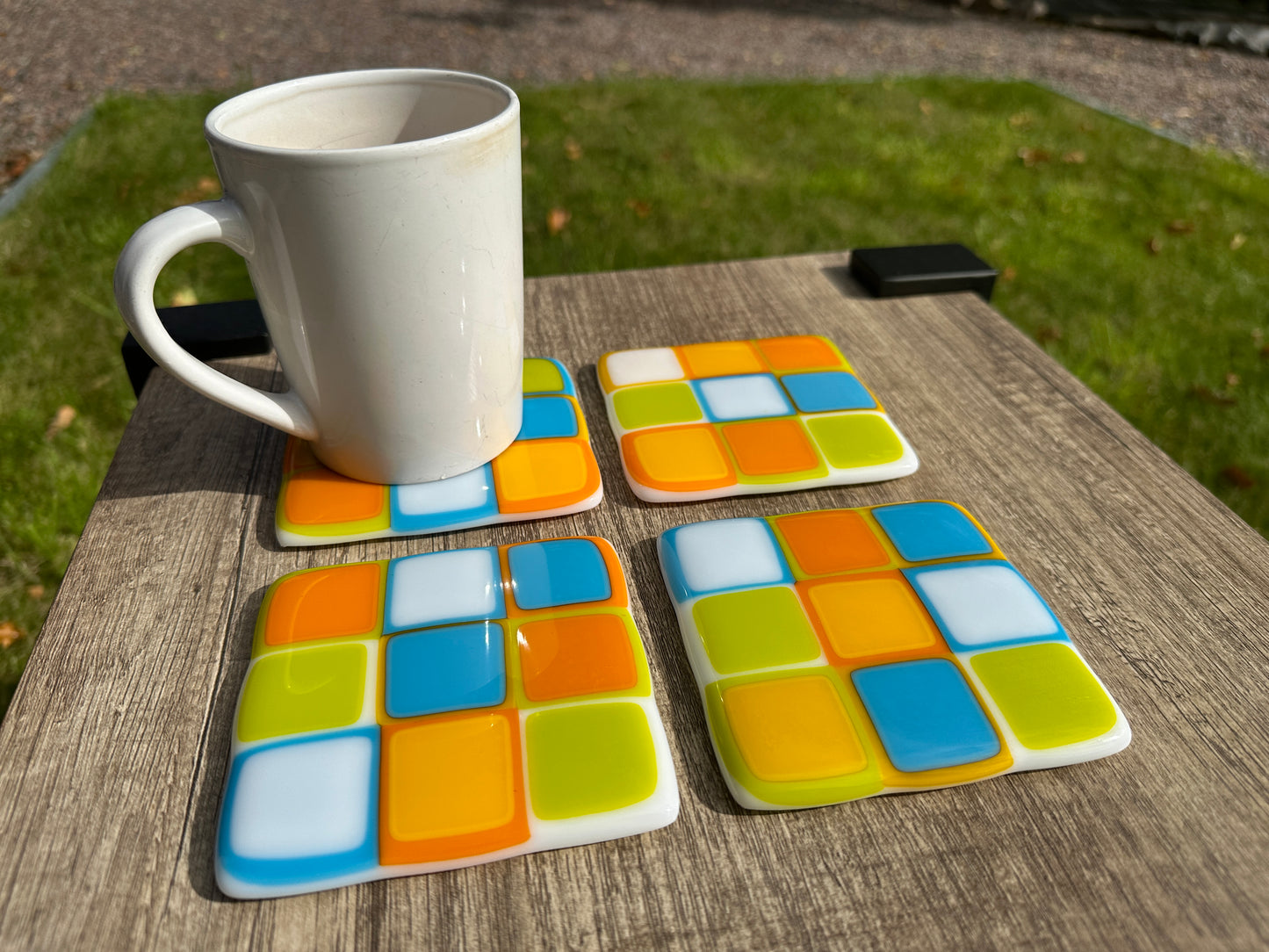 Coasters, Araby, Summer Time (Set of 4)