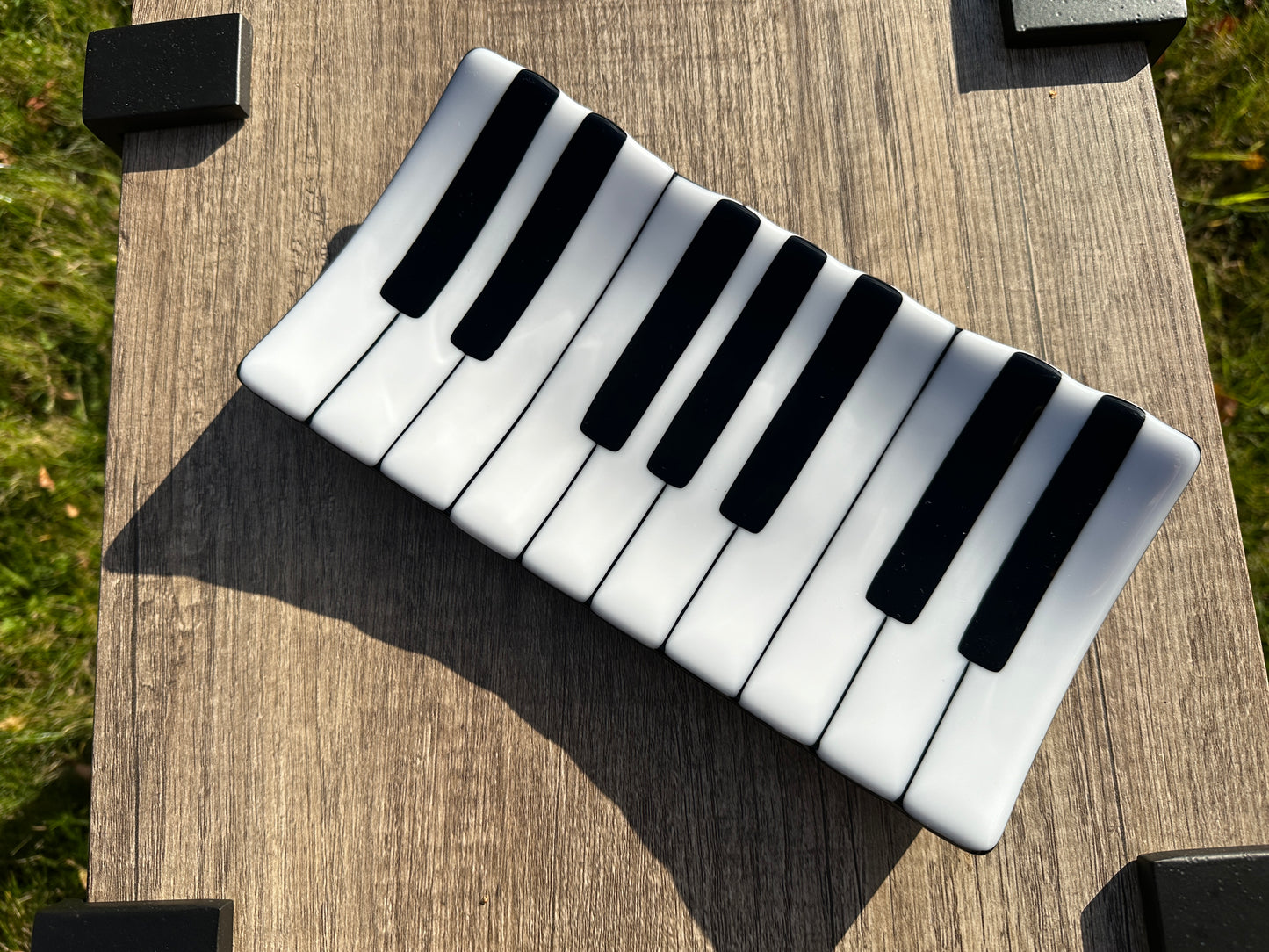 Rectangular Platter, Piano Keyboard