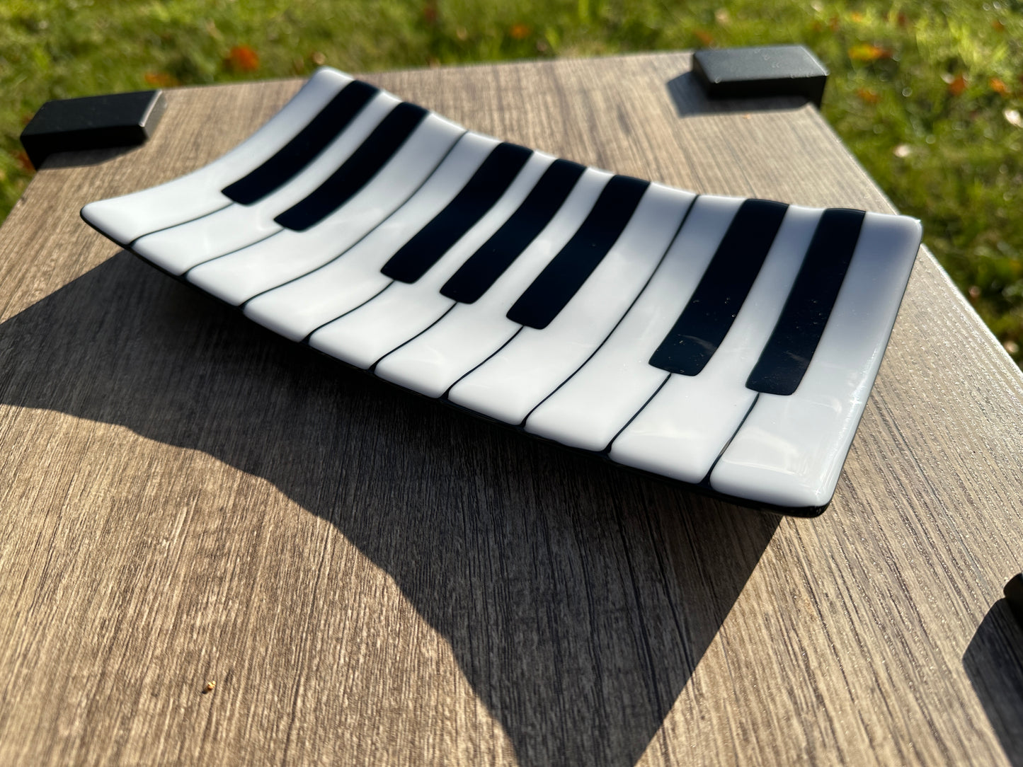 Rectangular Platter, Piano Keyboard