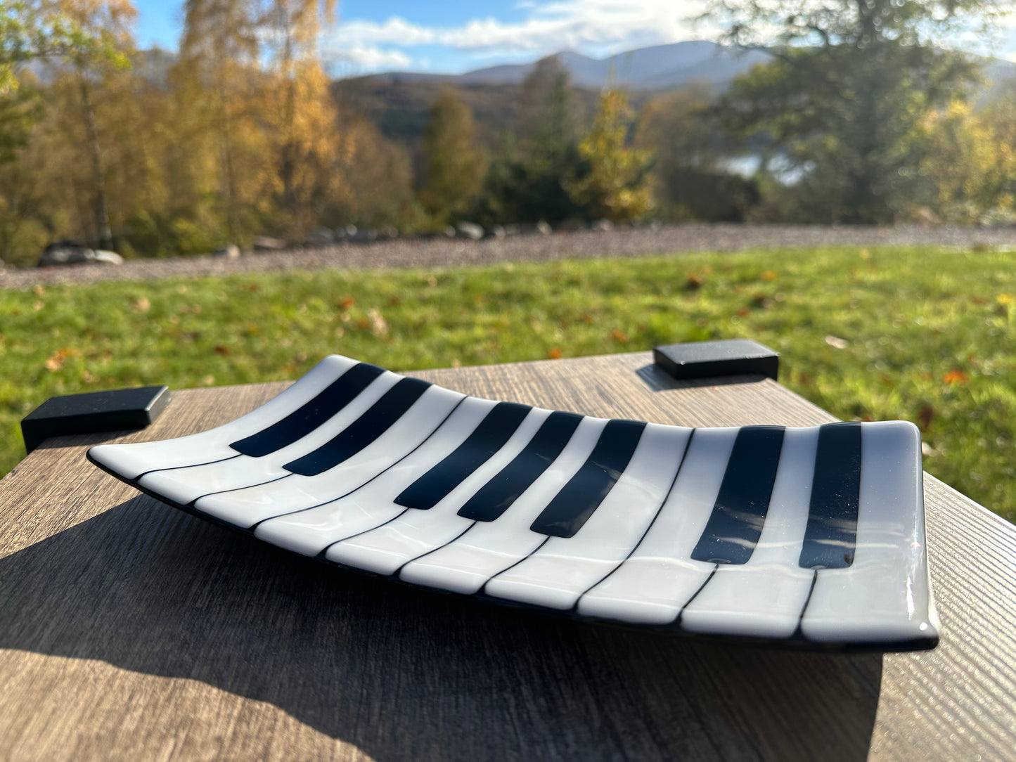 Rectangular Platter, Piano Keyboard