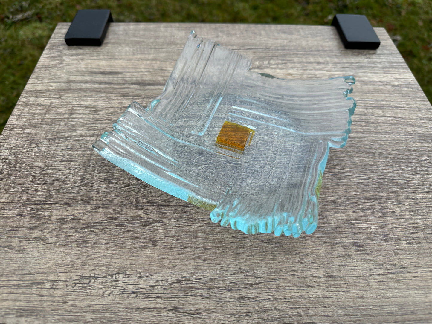Plate, Icicles and Yellow