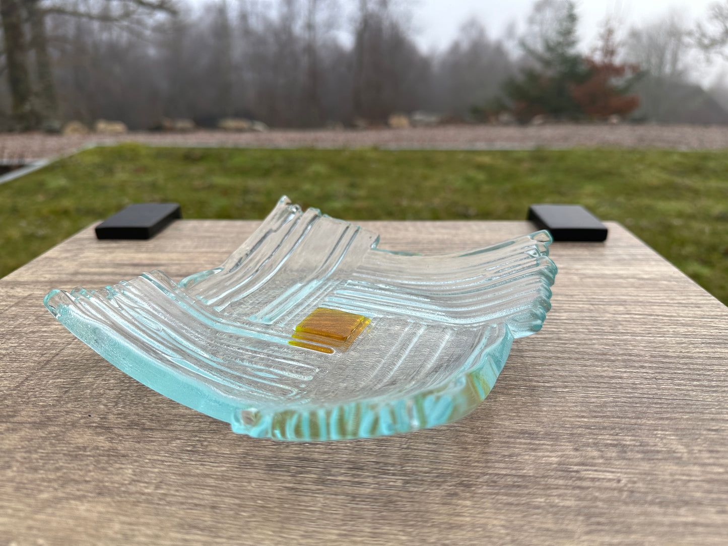 Plate, Icicles and Yellow