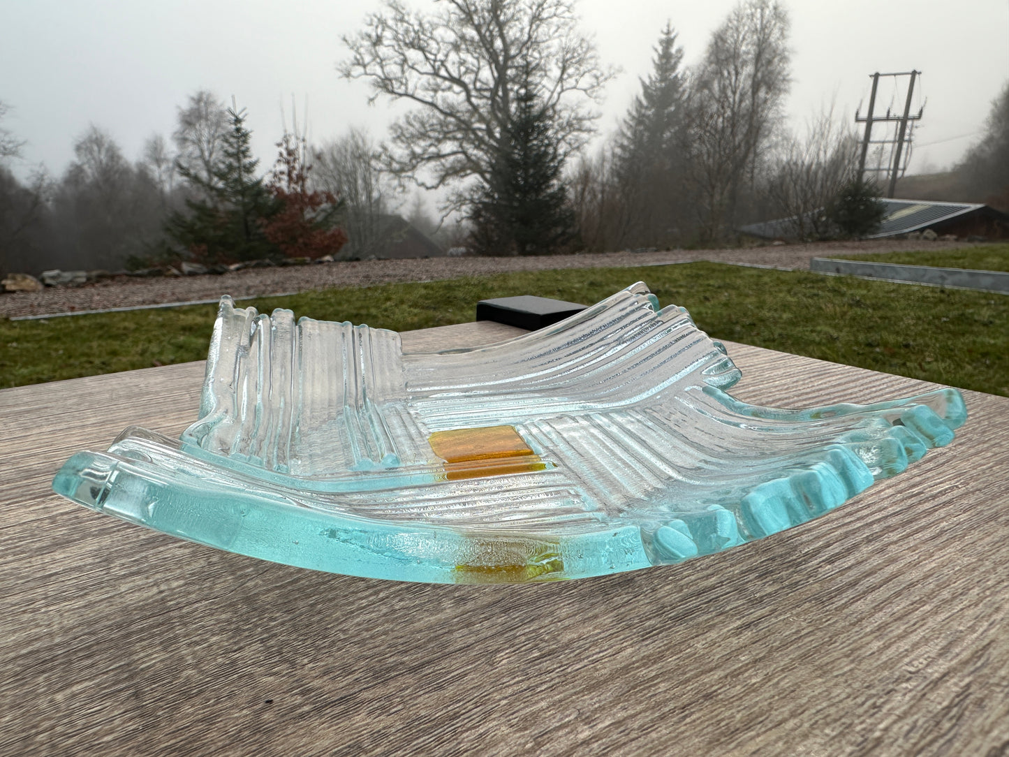 Plate, Icicles and Yellow