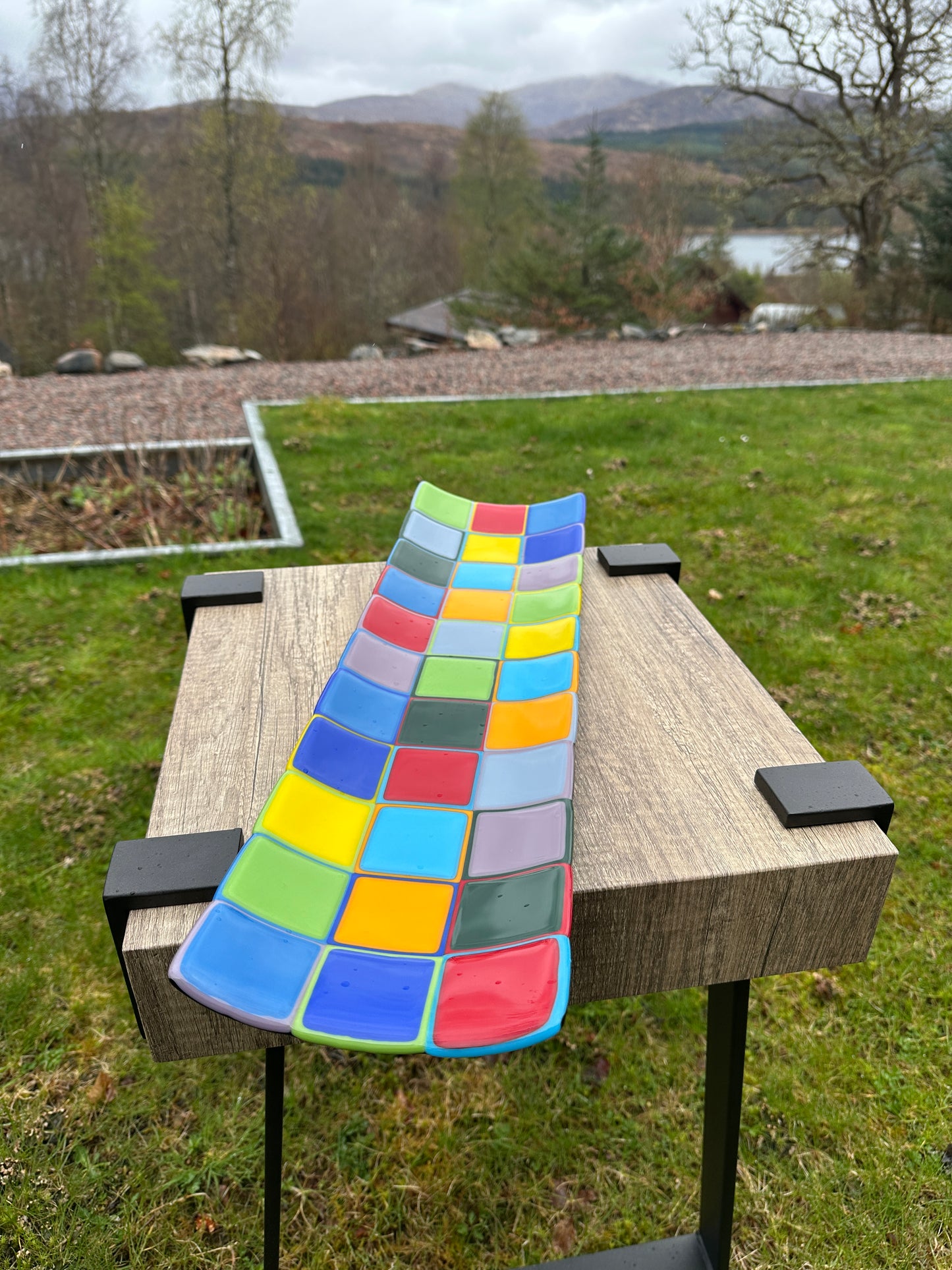 Large Channel Platter, Araby, Large Squares