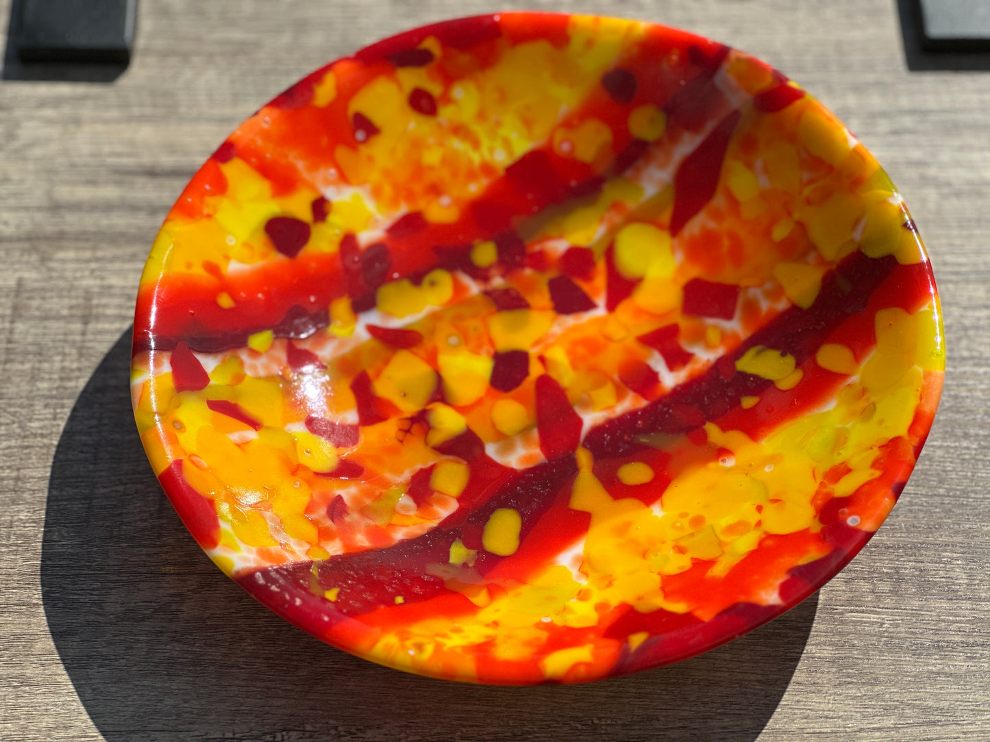 Medium Bowl, Summer Sensation, Red, Or, Ylw