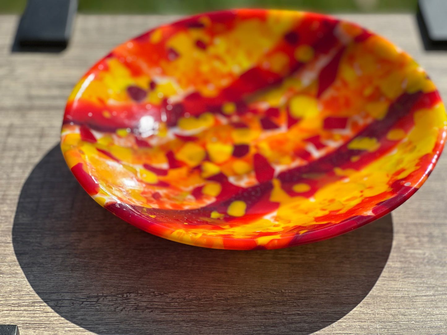 Medium Bowl, Summer Sensation, Red, Or, Ylw