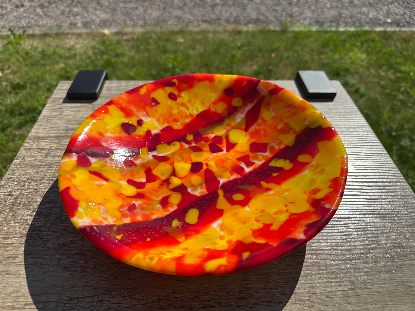 Medium Bowl, Summer Sensation, Red, Or, Ylw