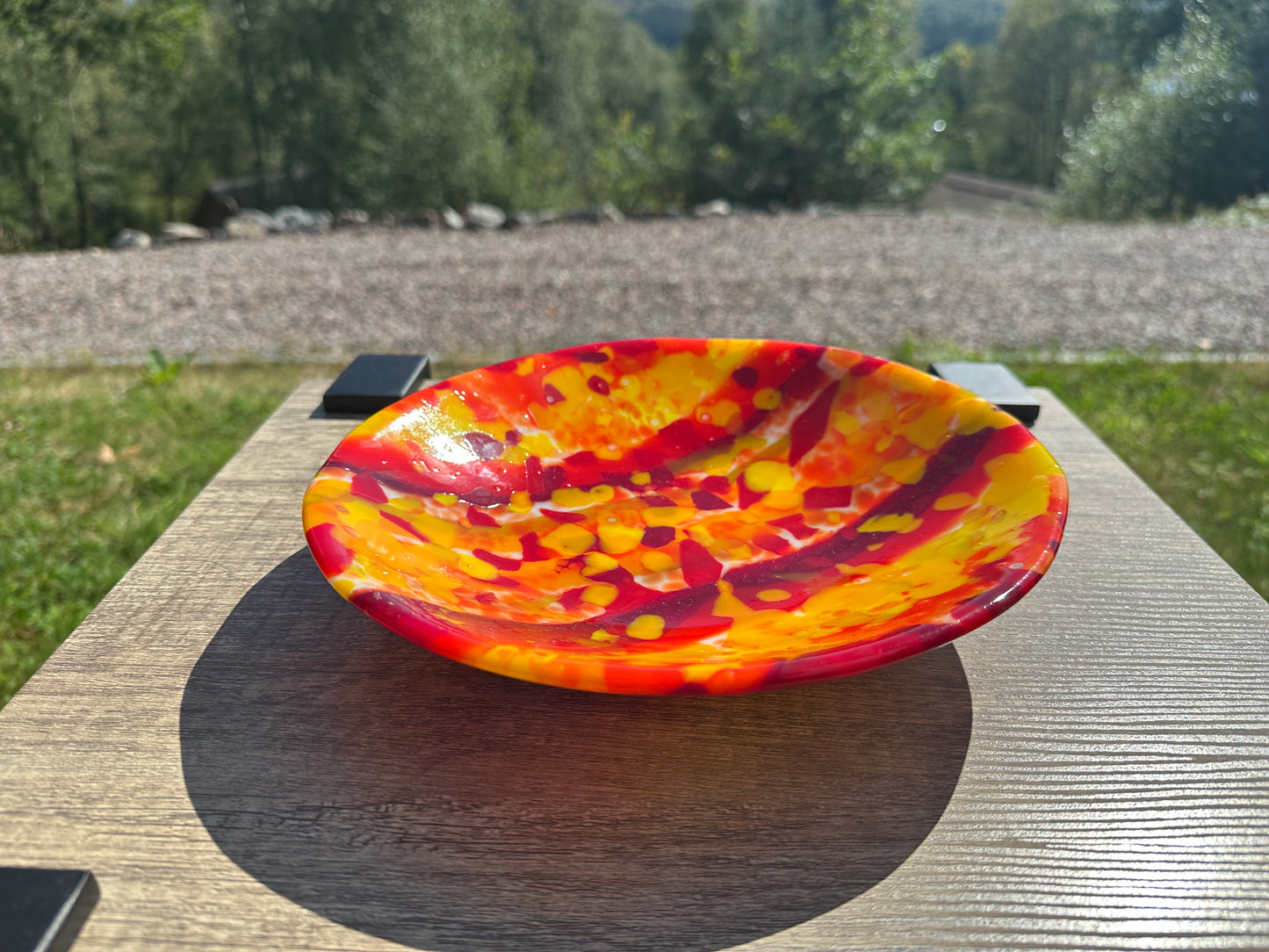 Medium Bowl, Summer Sensation, Red, Or, Ylw