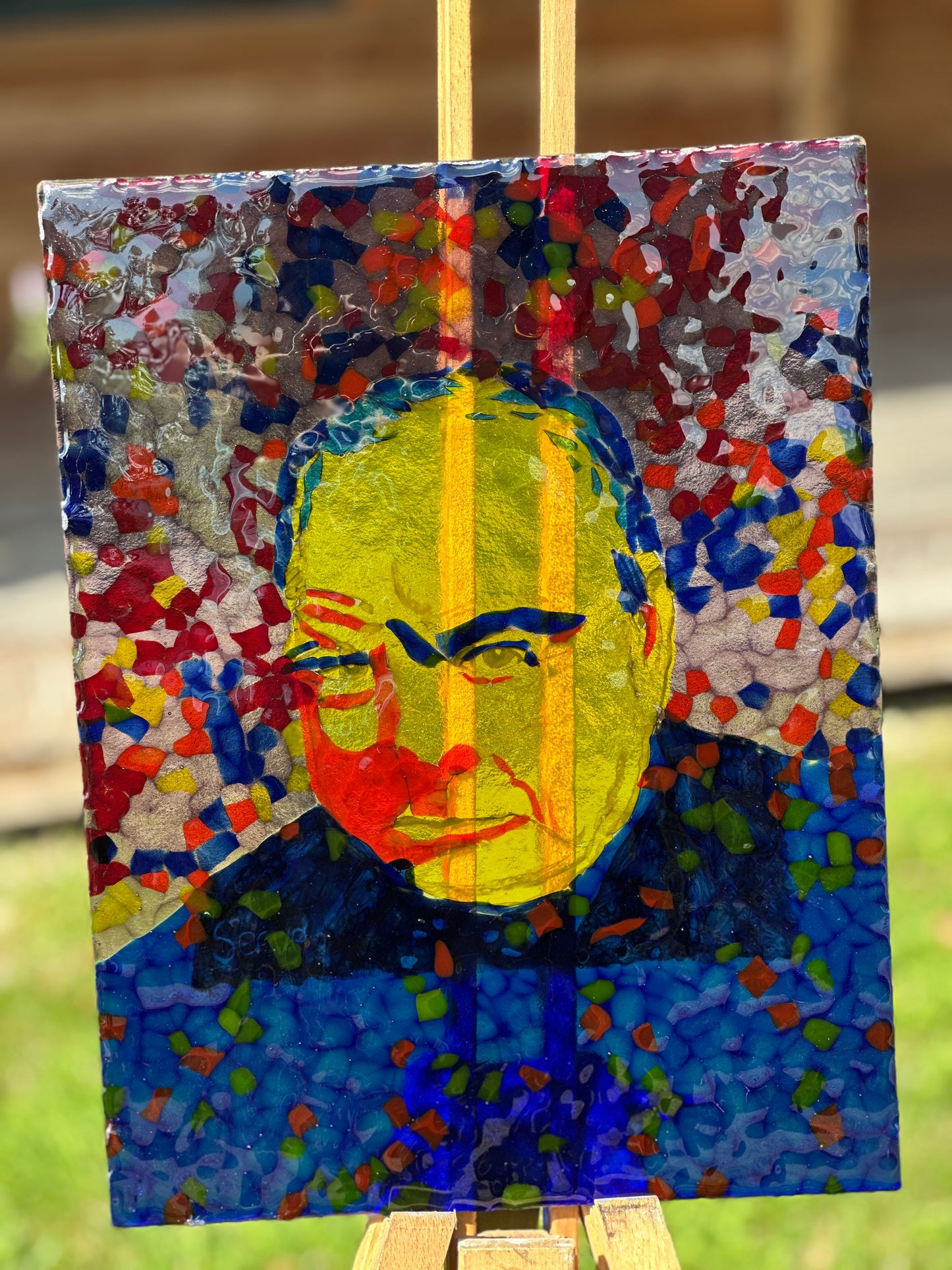Portrait, Churchill, Serve