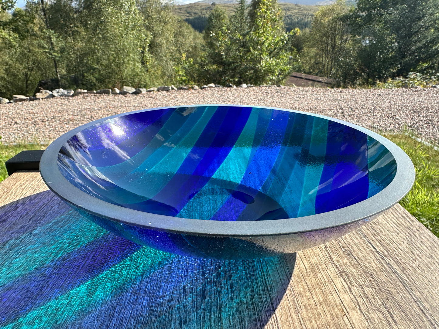 Medium Bowl, Glen Lights, Blues