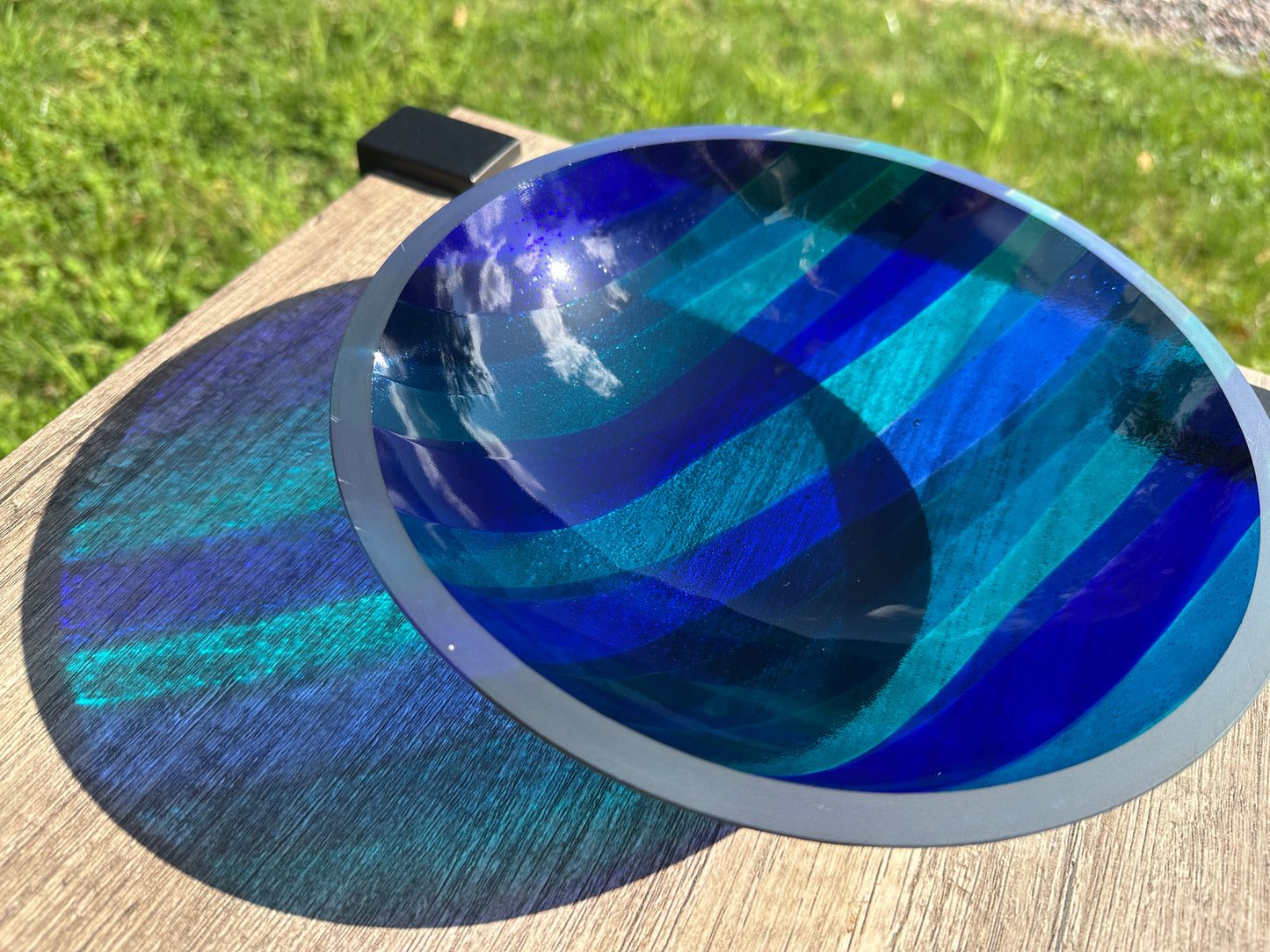 Medium Bowl, Glen Lights, Blues