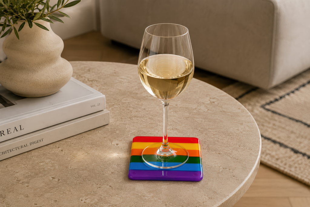 Coasters, Rainbow (Set of 4)