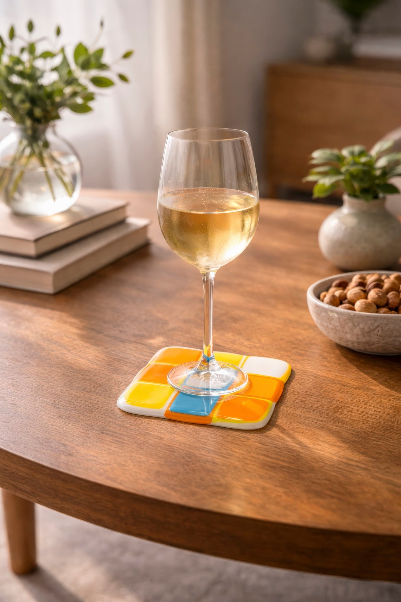 Coasters, Midcentury, Summer Time (Set of 4)