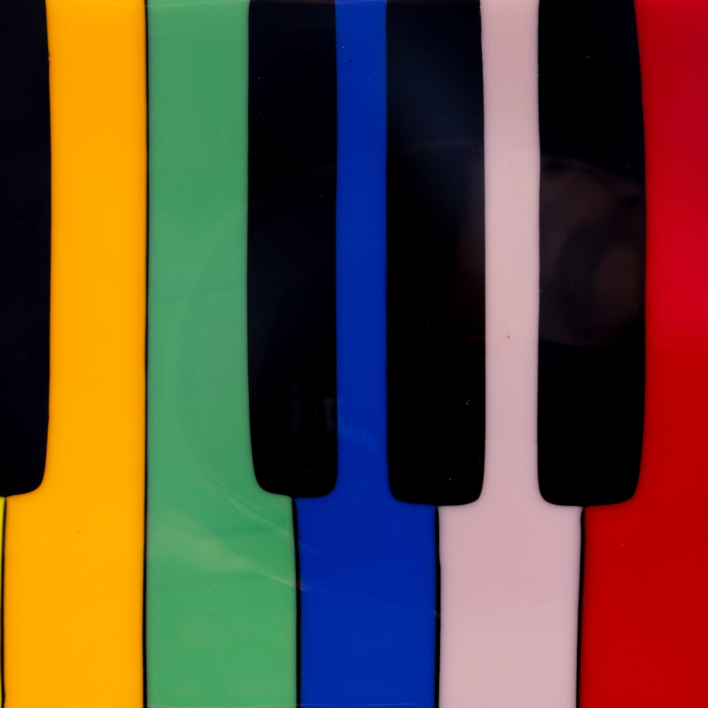 Rectangular Platter, Piano Keyboard
