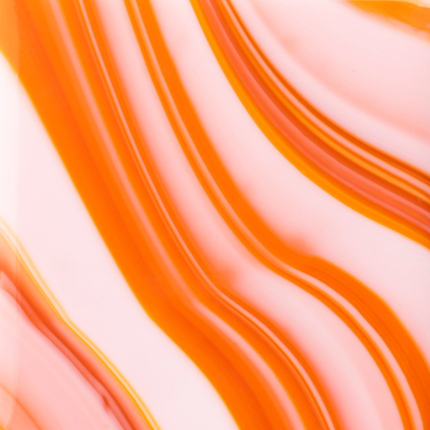 Coasters, Orange Swirls (Set of 4)