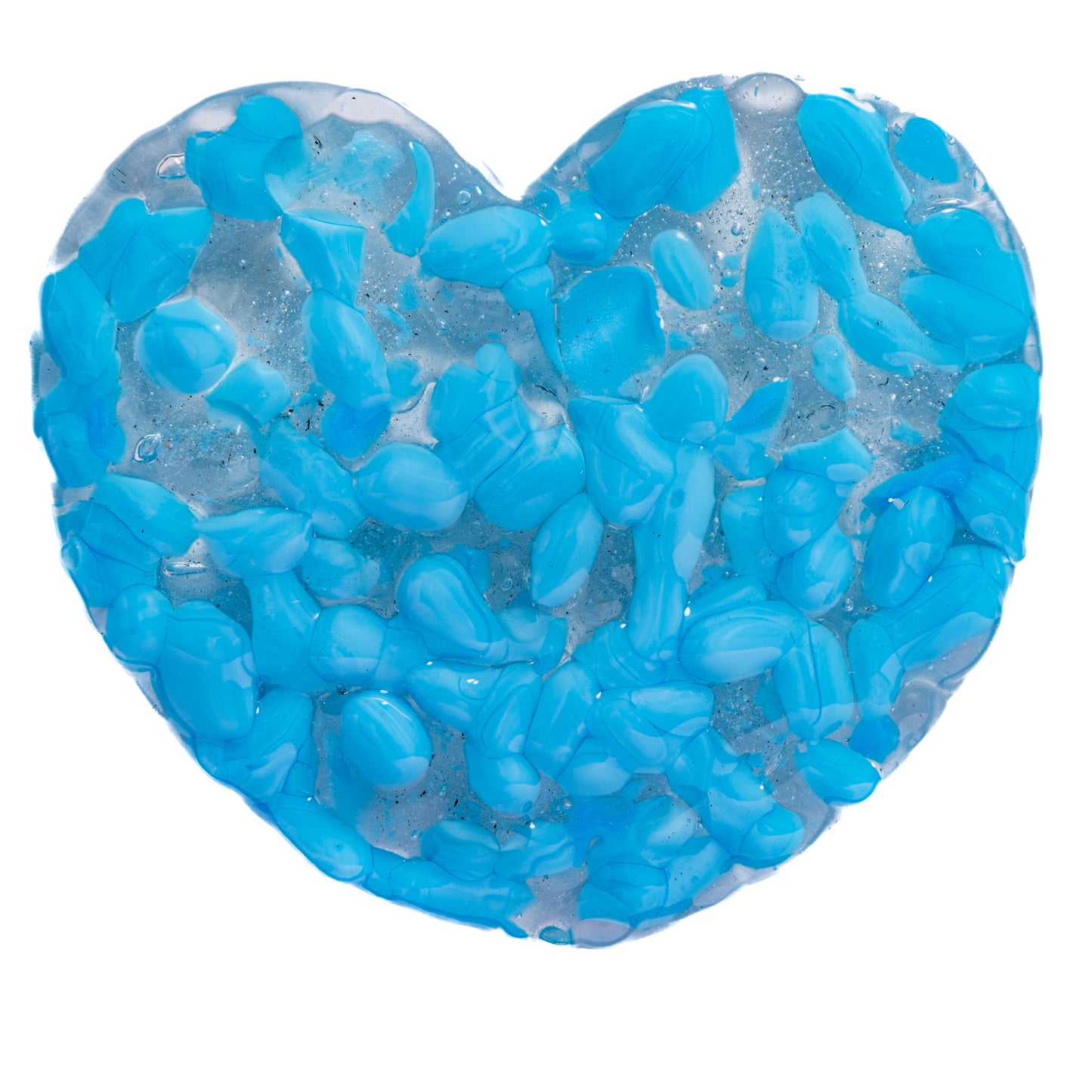 Framed Glass Hearts in Various Colours