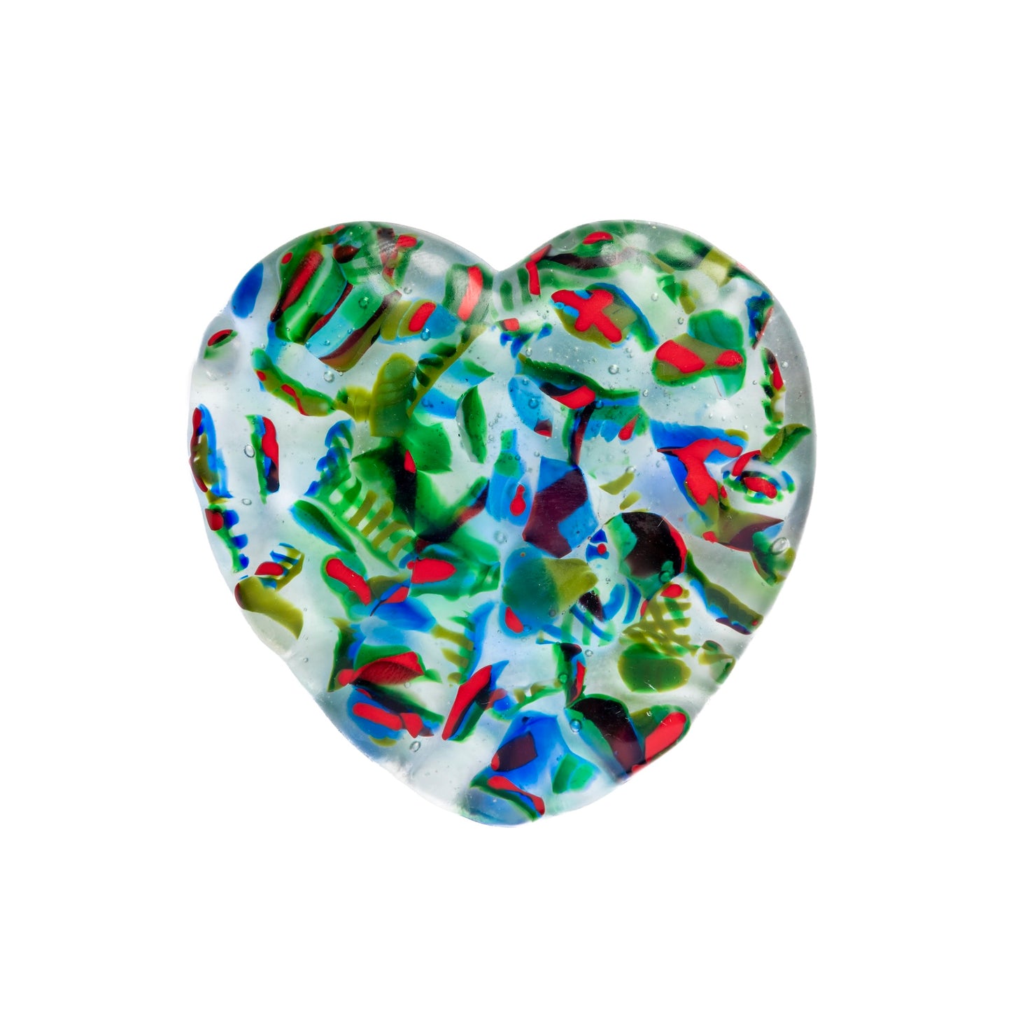 Framed Glass Hearts in Various Colours