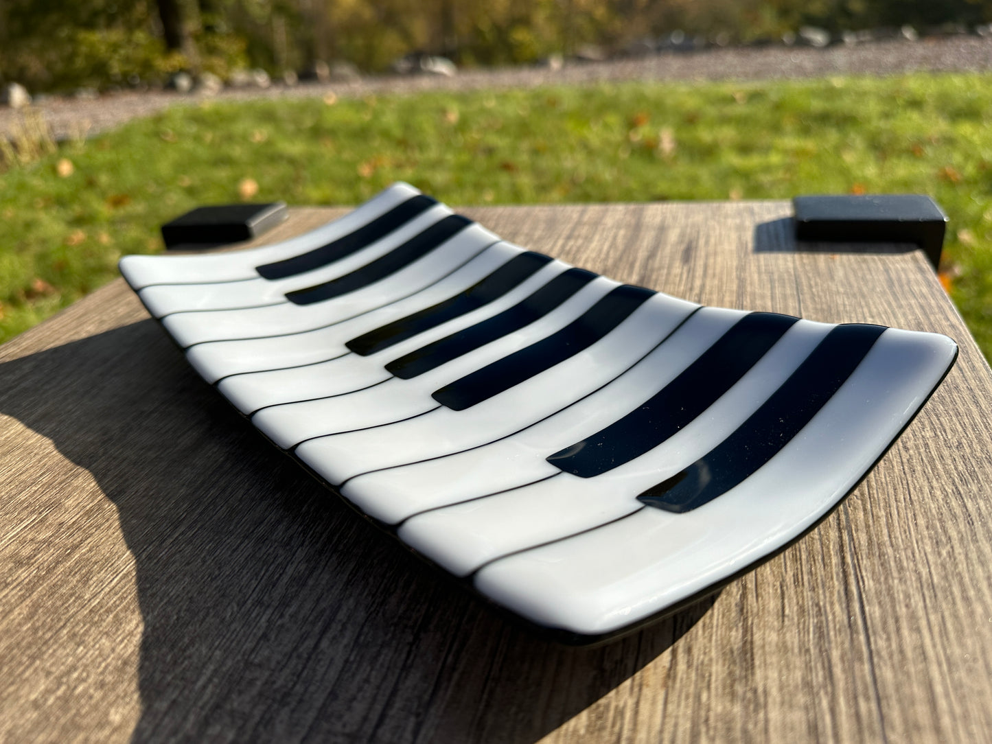 Rectangular Platter, Piano Keyboard