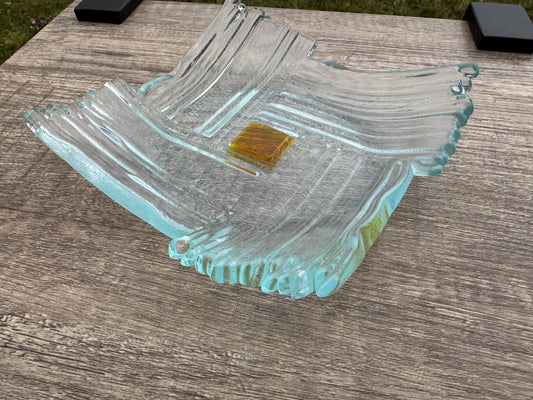 Plate, Icicles and Yellow