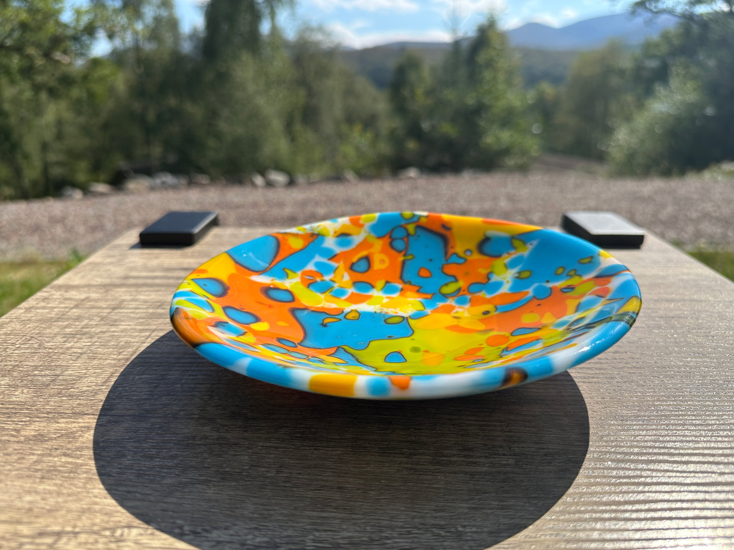 Small Bowl, Summer Sensation, Or, TqBlu, Ylw