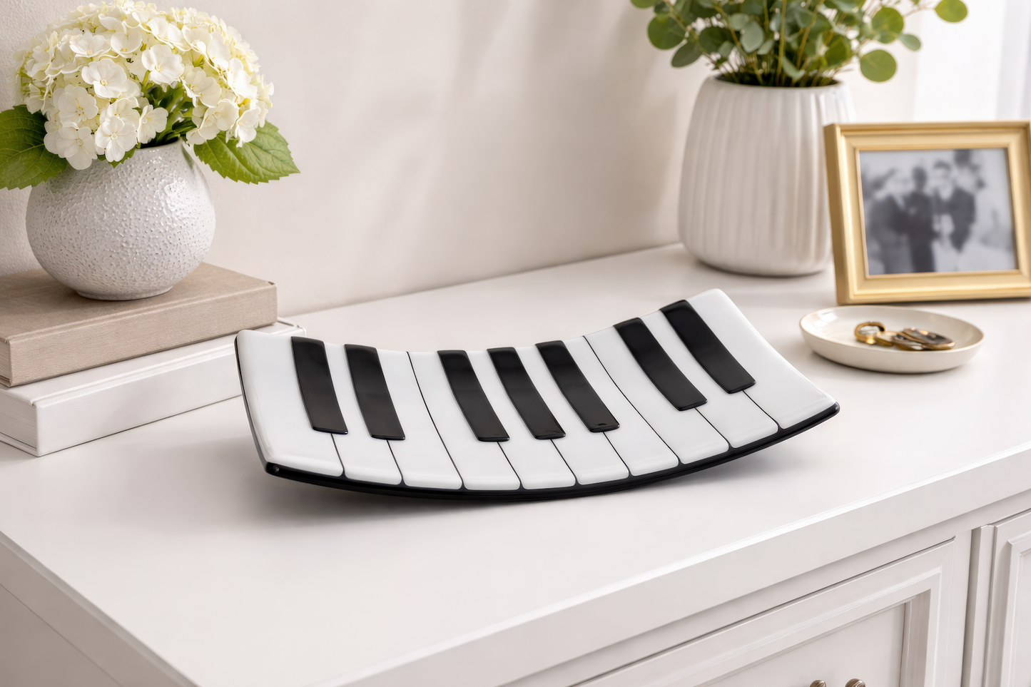 Rectangular Platter, Piano Keyboard